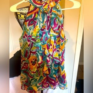 Colorful halter top